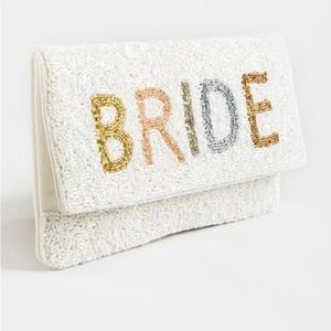 NWTG Bride Beaded Clutch